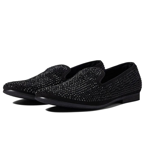 Steve Madden Shoes Steve Madden Mens Black Rhinestone Caviarr